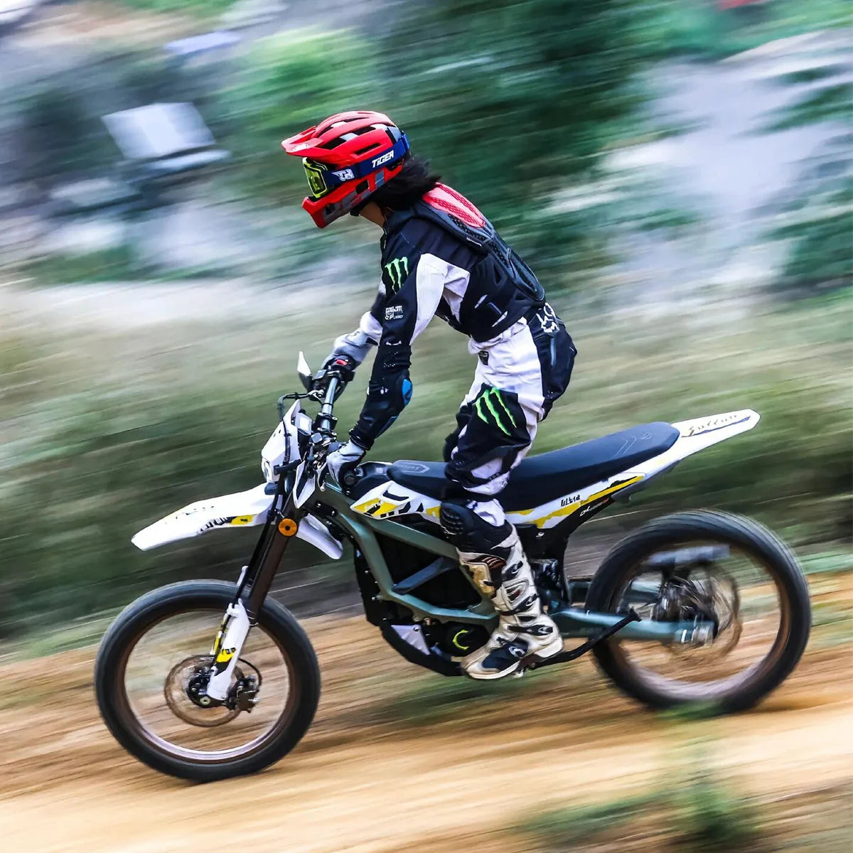 ULTRA BEE Electric Dirt Bike 74V 12500W Middrive Ebike 56Mph 55Ah 21700 120Km Range 19Inch Off Road Electric Motorcycle US Stock