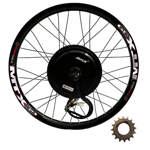 UK Stock MTX 27.5"/29" 72V3000w MXUS 3k-turbo 135mm 1S surron 60A XT90 Sine Wave Electric Bike Hub Motor SW900 VA Conversion Kit