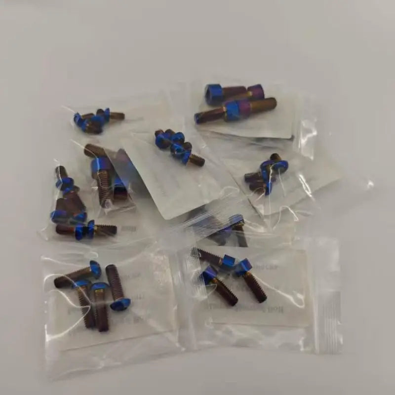 Yozma In10 Hexagon Socket, Semi-round Head Hexagon Titanium Alloy Motorcycle Accessory Bolts, with Custom Size Available