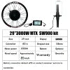 72v 3000w MTX Rear Wheel Ebike Electric Bike Hub Motor Conversion Kit with Optional Lithium Battery