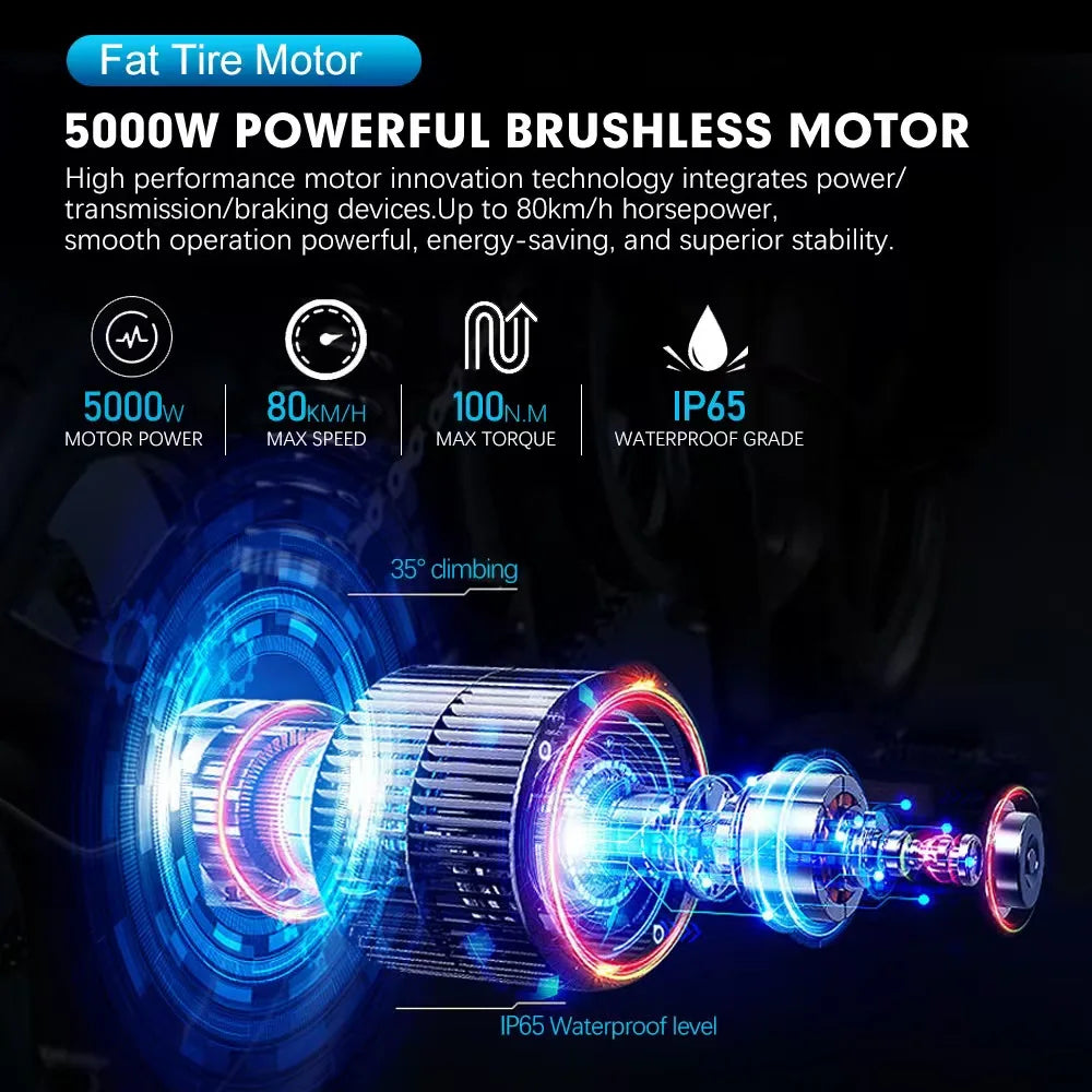 High Quality 48v 52v 60v 72v 3000w 5000w 8000w 12000w Mtx Motor Electric Motorcycle E-bike Conversion Kit for Bicycles Ebike