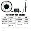 72v 3000w MTX Rear Wheel Ebike Electric Bike Hub Motor Conversion Kit with Optional Lithium Battery