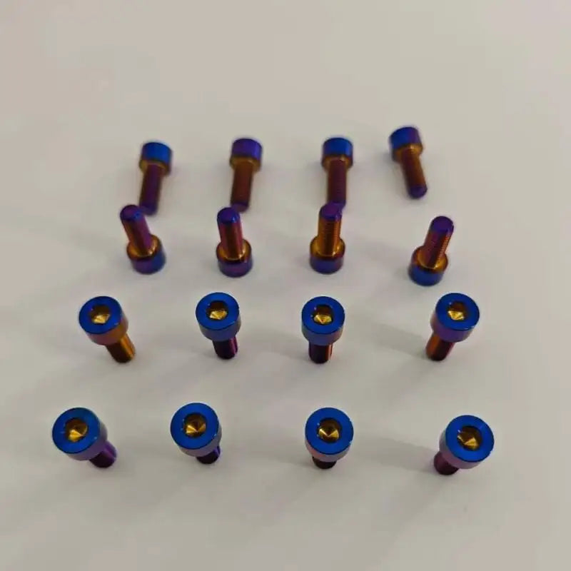Yozma In10 Hexagon Socket, Semi-round Head Hexagon Titanium Alloy Motorcycle Accessory Bolts, with Custom Size Available