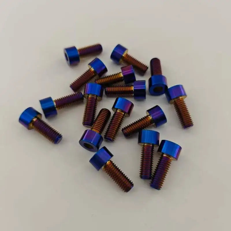 Yozma In10 Hexagon Socket, Semi-round Head Hexagon Titanium Alloy Motorcycle Accessory Bolts, with Custom Size Available