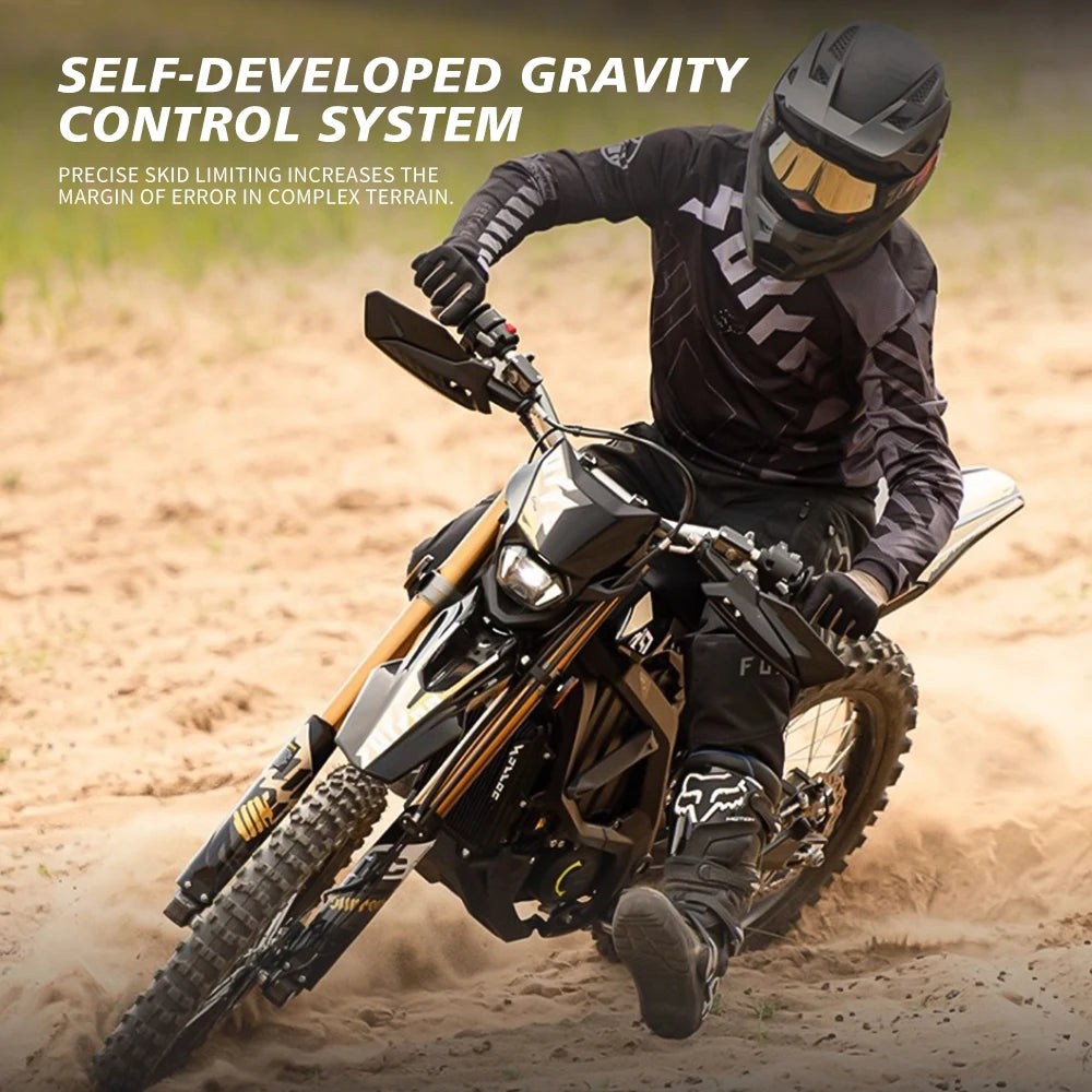 Customizable Brand - Ultra Bee 2026 Latest Model 21KW High-Power Electric Motorcycle (High Performance) Gold/Black