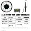 72v 3000w MTX Rear Wheel Ebike Electric Bike Hub Motor Conversion Kit with Optional Lithium Battery