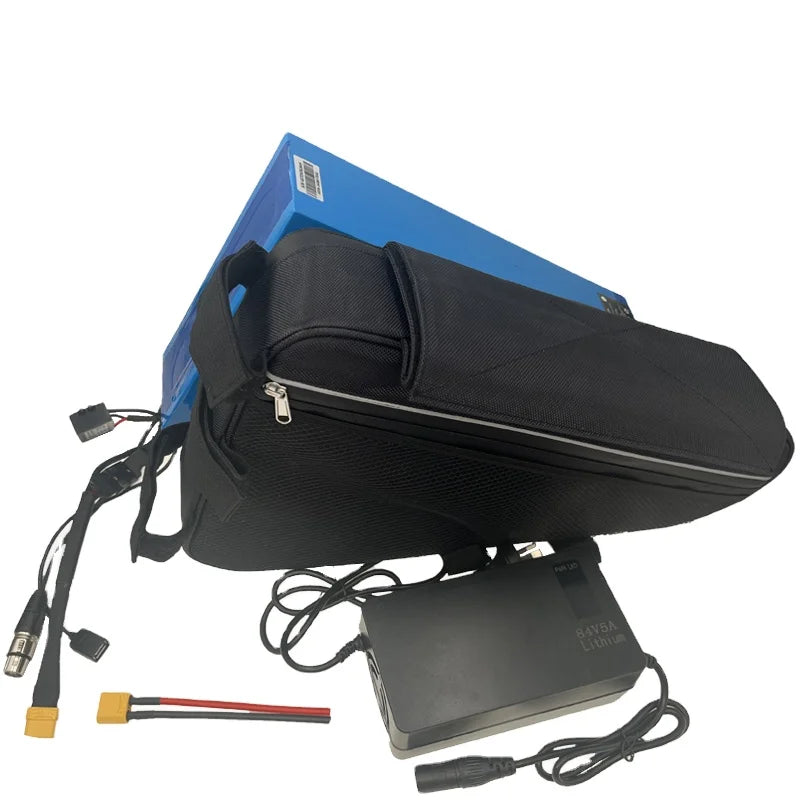 48v 52v 60v 72v Large Capacity 1500w 21700 Triangle Ebike Cell Electric Bicycle Battery 48v Ebike Battery