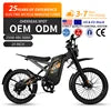 2000W Dirt Mountain Off-road Moto E Electric Electrica Emtb Bike Bicycle E-bike Ebike Cycle Dirtbike Bicicleta Mtb for Adult