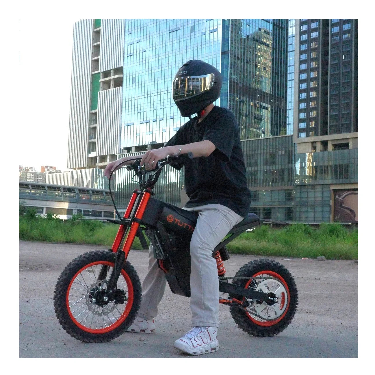 Fast Beach Cruiser Tutio Soleil01 2000W 14 Inch Electric Downhill Dirt Bike Off Road Ebike Only Sell in USA Warehouse