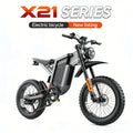 EKXBike X21 Readygo Adult E-bike 2000W Powerful Motor 48V35AH Battery 55km/h Speed 20'x4.0 Tires Ideal for Snow Mountain Terrain